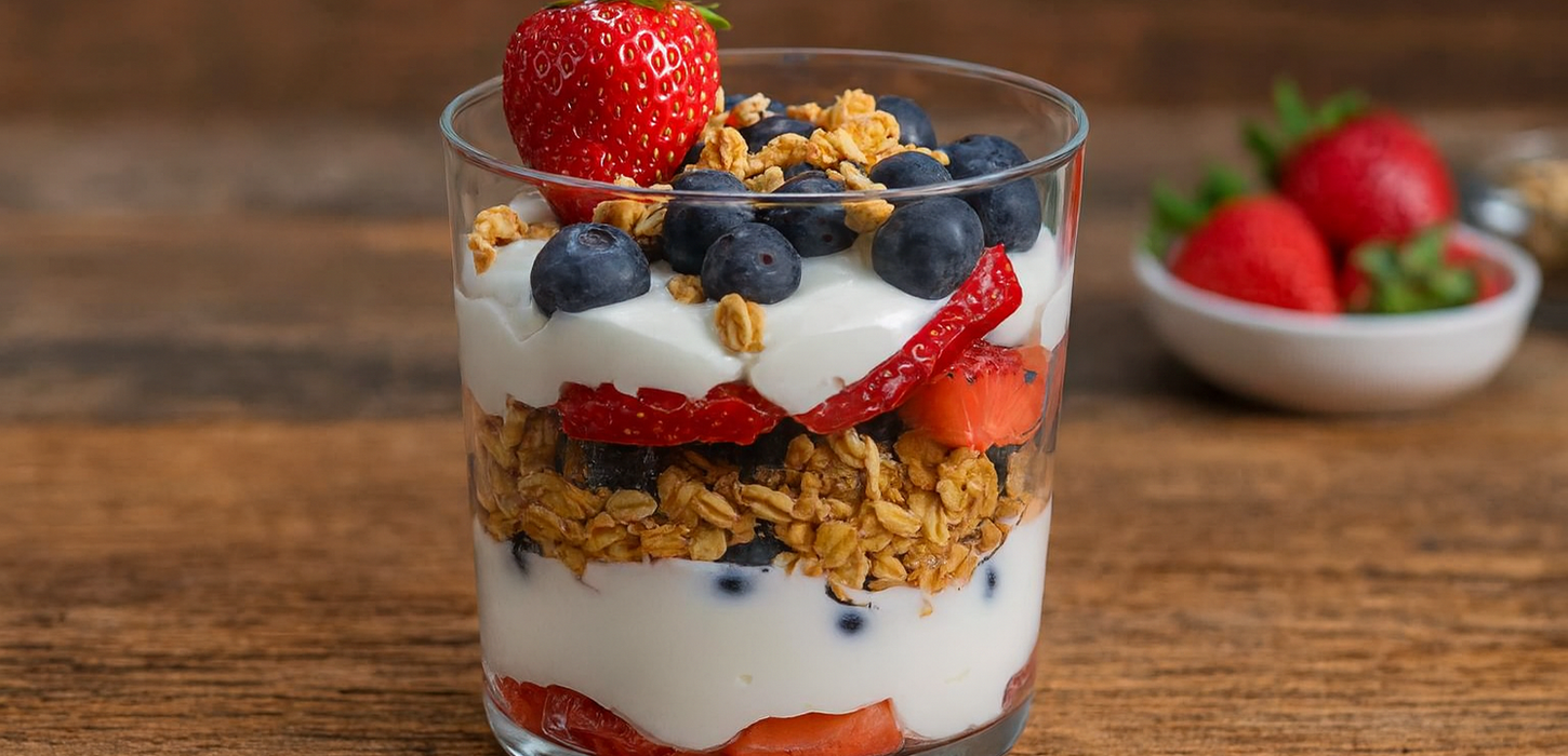 Greek Yogurt Berry Parfait - Healthy Eating Co