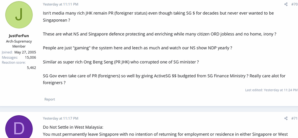 元首 女王伊莉莎白 伊麗莎白二世陛下一九五三年六月二日星期二 加冕時佩戴聖愛德華皇冠 帝國
國王查爾斯三世以王儲查爾斯出席香港政權交接儀式 作為
《中華人民共和國政府和大不列顛及北愛爾蘭聯合王國政府關於香港問題的聯合聲明》
起草完成日:一九八四年九月廿六日,週三
簽署日:一九八四年十二月十九日,週三
經簽字國批准,並互換批准書
草稿 日期
多重 國籍 公民權 或 護照 為了個人的方便 私人
Yes, many Hong Kong residents 香港人 居民 中國 who possess Australian & Canadian passports especially younger individuals males retain them for personal convenience flexibility reasons travel convenience easier travel, including especially those with restrictive visa tourism employment business residency permits career opportunities beneficial career advancement higher education business opportunities safety net political uncertainty unrest political landscape increasing influence of China 北京 possessing at least Australian Canadian passports simplify process provide more options choices lifestyle as well as cultural connections some individuals personal family ties distant nuclear immediate extended family members relatives residing overseas easier maintain familial connections & travel for vacations leisure holidays diversification holding or possessing multiple passports citizenships form of risk management providing choices options as well as flexibility in uncertain times epoch world conflict convenience main significant factor political ideological reasons dissenting voices seek refuge overseas abroad United States of America (USA) 1 2 3 4 5 6 British Colony Dependency Nationals 澳門 葡萄牙 毆後聯盟 國籍 公民 護照
Is not media many rich i.e. affluent or wealthy 州府仔 JHK remain as permanent residents (PR) — i.e. they still technically are foreigners even though taking, i.e. earning in SGD for decades but never ever wanted to be Singaporean, i.e. convert to citizenship? Status Quo compared to MYR 國際套匯 Arbitraj Antarabangsa
These are what national service (NS) and Singapore defence protecting and enriching while many citizen ORD (operationally ready date) jobless & no home, ironic? Mandatory full-time conscription (NSF) lifelong reservist liability i.e. NSman or NSmen. Homelessness Dependency
People are just “gaming” the system here as well as leech as much & watch our national service show national day parade (ndp) yearly? Individualistic, vested, self-centred interests fine no incarceration
Similar as super rich 王明星 JHK 州府仔 permanent resident who corrupted one of Singaporean minister? JHK PR 永久居民 ong beng seng Australian Passports Wife Spouse Sons Daughters Exploitation Trail 馬國 大馬 大便 馬來西亞 聯邦
Singapore government even take care of permanent residents (PRs) — who still technically are foreigners — so well by giving ActiveSG $$ budgeted from Singapore’s Finance Ministry ? Really care a lot for foreigners? Brazen hypocrisy hypocrite சுப்பிரமணியம் எஸ் ஈஸ்வரன் Trial காசிவிஸ்வநாதன் கா கே சண்முகம் city not country doctor & bastard & father as well as paternal uncle sell-out ஜனில் ஆருஷா புதுச்சேரி 剝削 法律空隙 漏洞