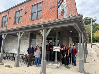 Staff of the Landmark with Chamber Members