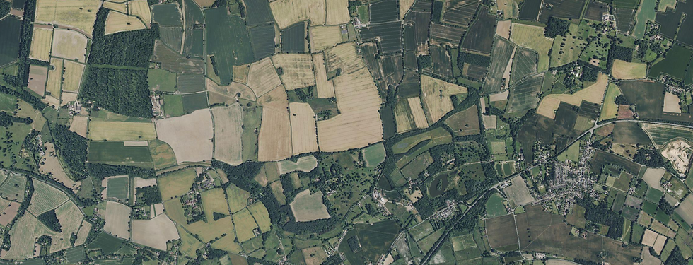 Kirby Cane and Ellingham Aerial View