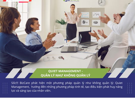 [Quiet management] - Quản lý như không quản lý