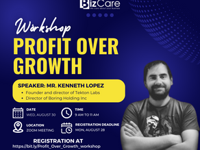 WORKSHOP PROFIT OVER GROWTH