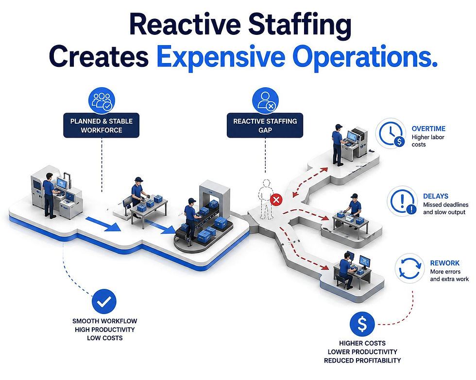 The Hidden Costs of Reactive Staffing and How to Achieve Operational Stability