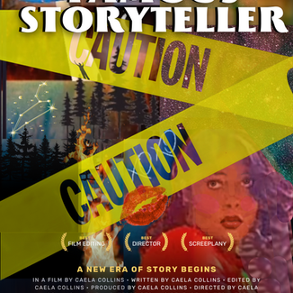 Famous Storyteller blog by Caela Collins — a bold launch for creatives reclaiming voice, story, and purpose in 2025.