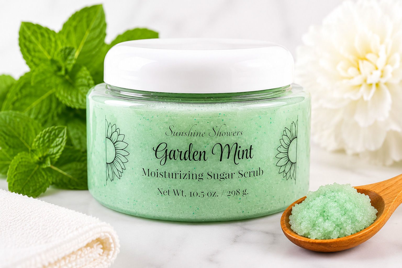 Garden Mint Moisturizing Sugar Scrub