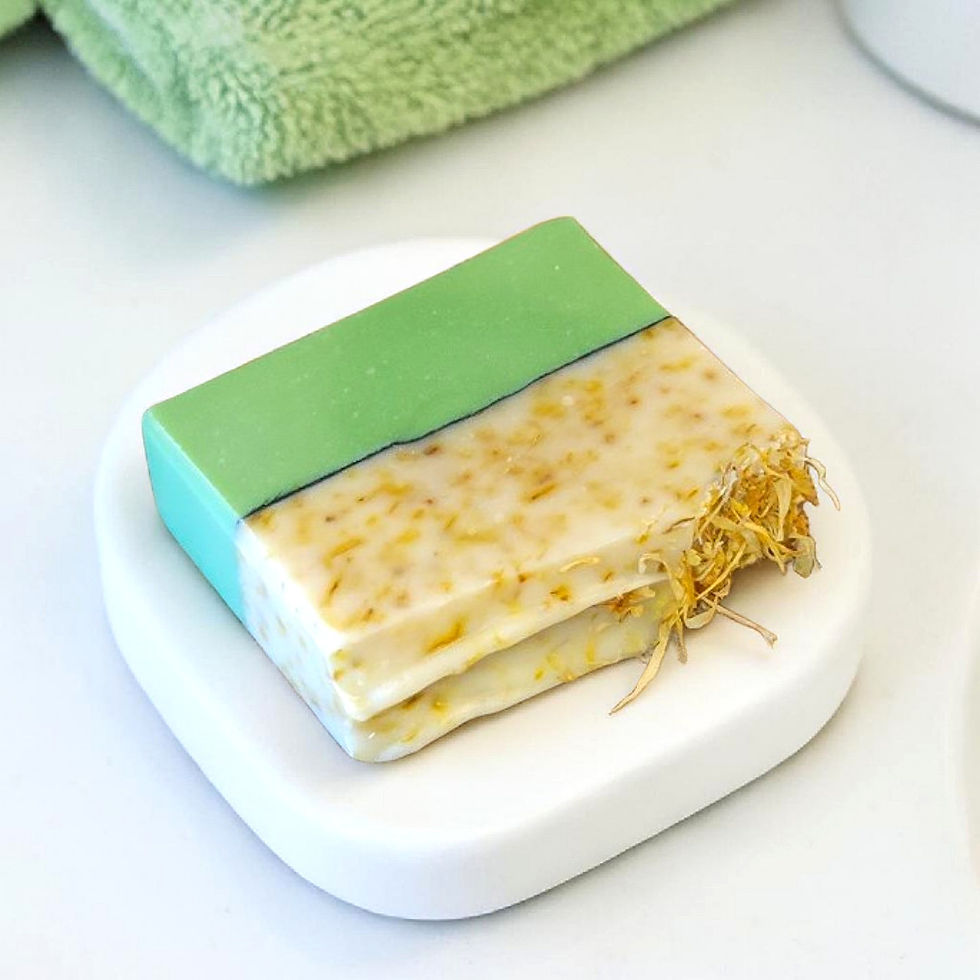 Thumbnail: Bergamot & Calendula Handcrafted Goat Milk Soap