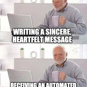The negative consequences of automated messaging