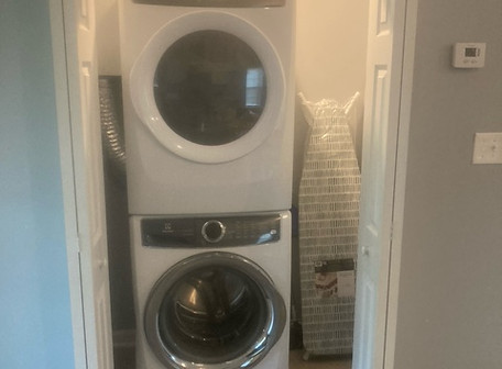 Washer and Dryer available in the cottage