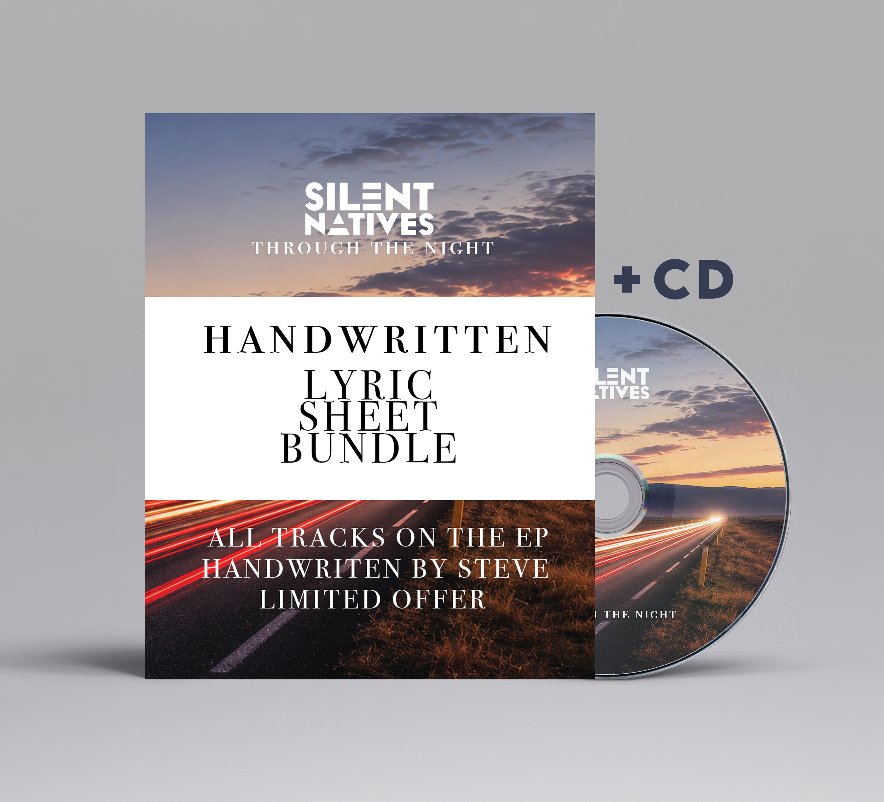 Pre - Order | Through The Night Lyric Sheet +EP BUNDLE