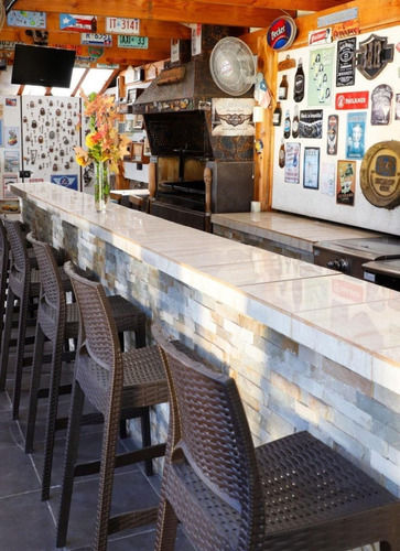 Miniatura: Silla Bar Tavarua Ratán Marrón