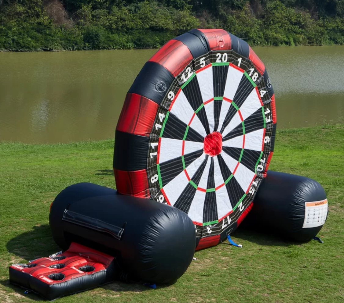 Giant Inflatable Soccer + Baseball Target