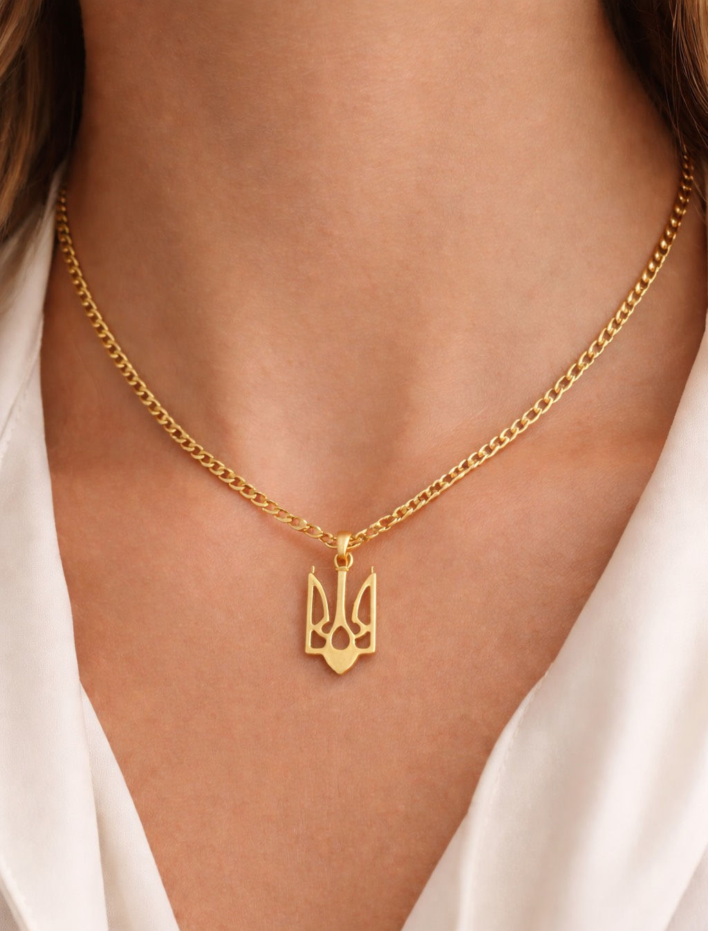 Pendant with Ukrainian Trident