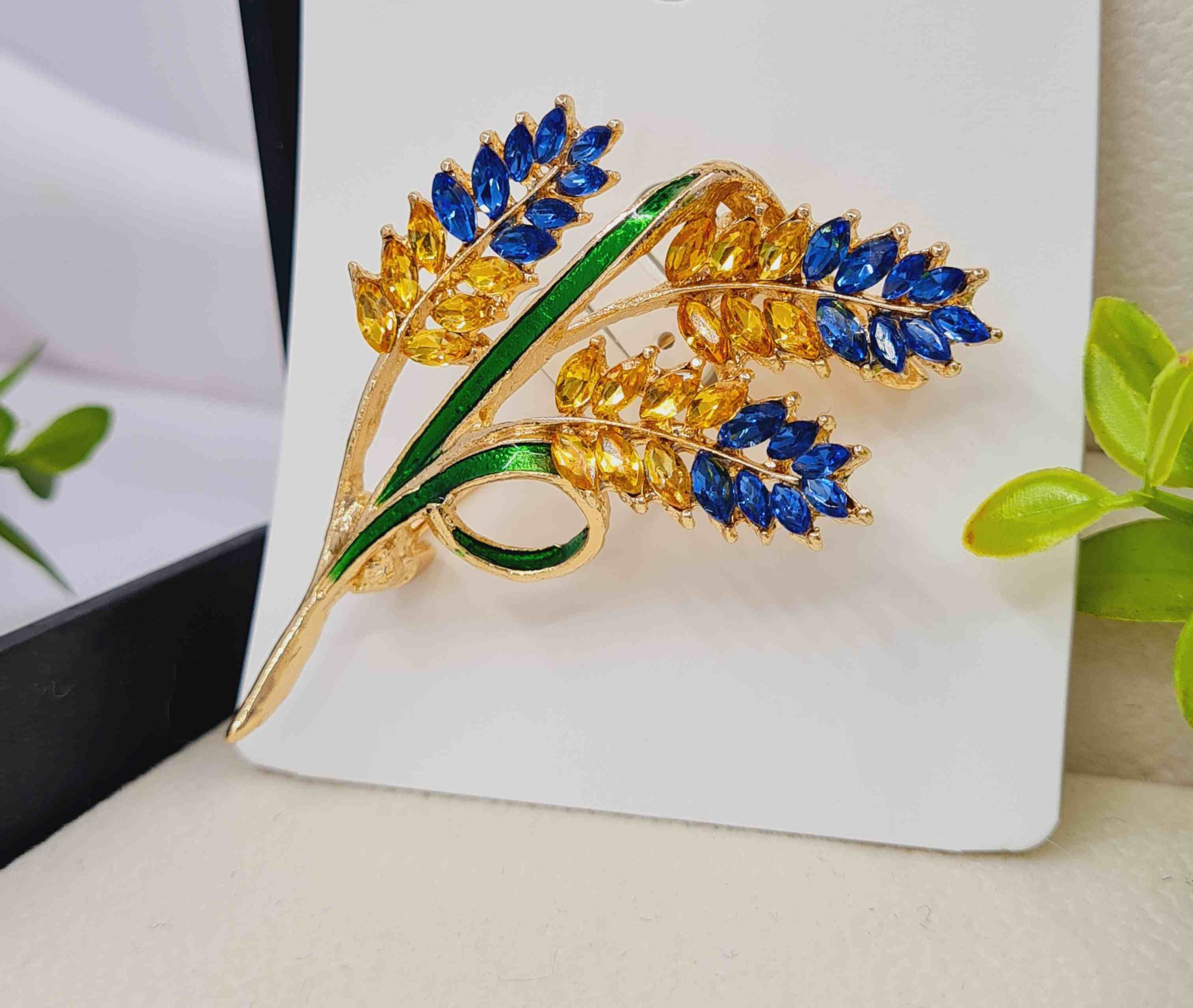 Brooch 'Tripple Wheat'