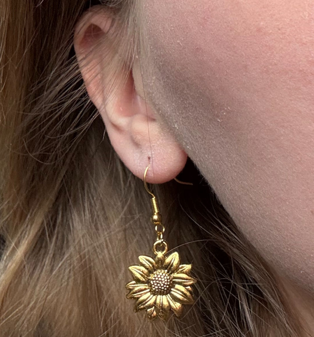 Bloom Sunflower Earrings