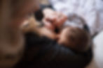 un bébé allaité