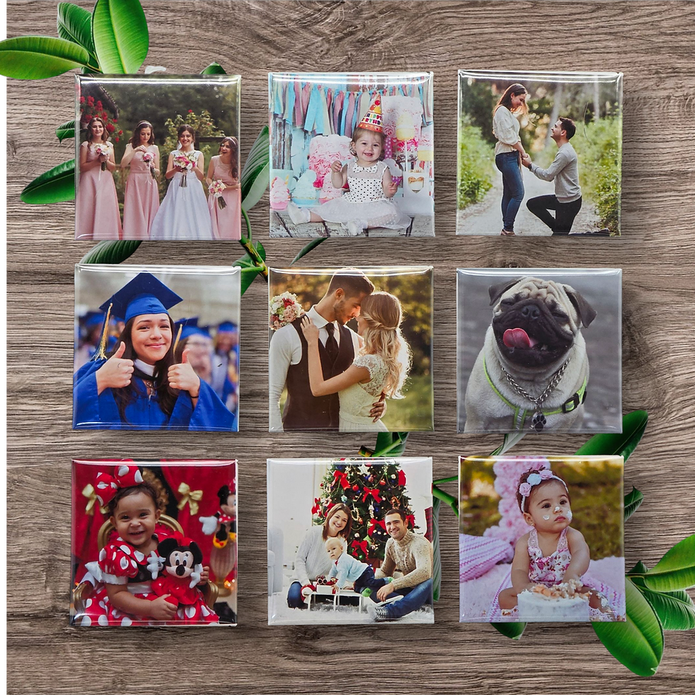 3 Photo Magnets (2x2)