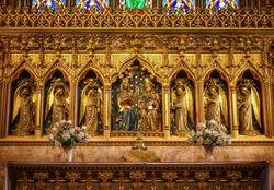 37. High alter & reredos