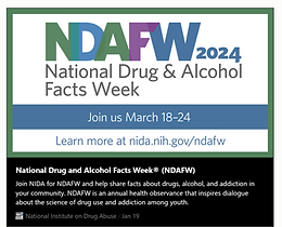 National Drug and Alcohol Facts Week 2024