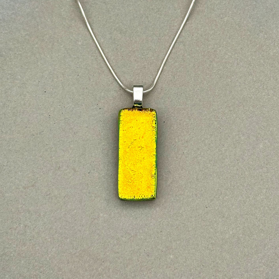 Golden Rectangle Necklace