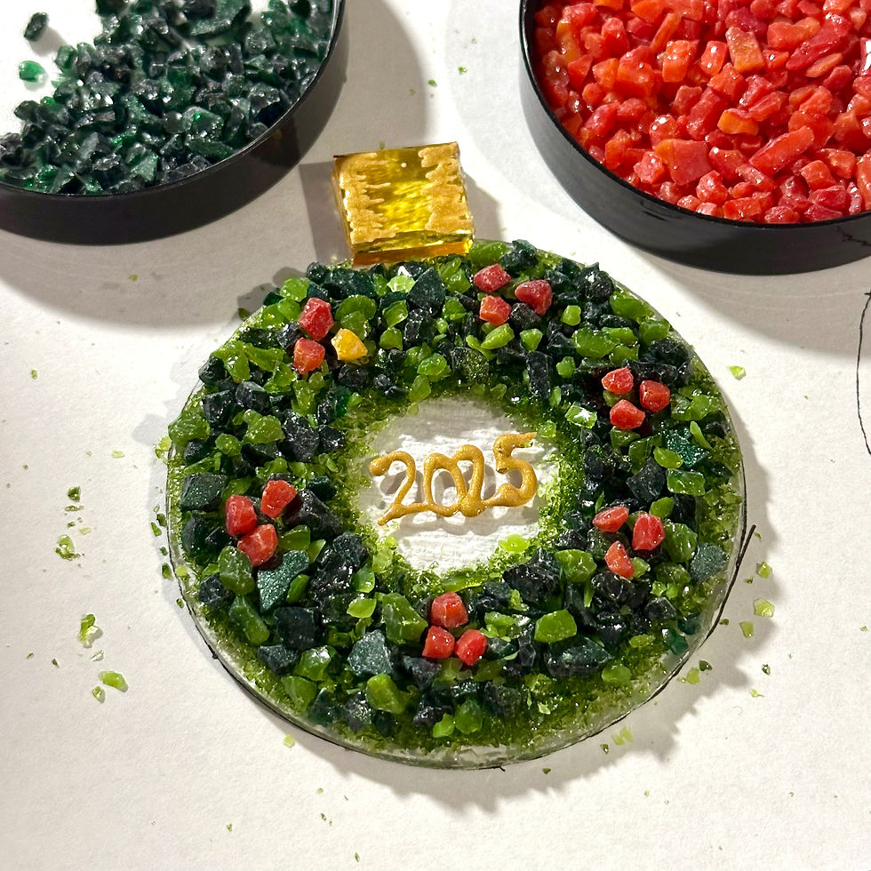 Get into the festive spirit with this beginner-friendly glass workshop and create your very own Christmas decorations!