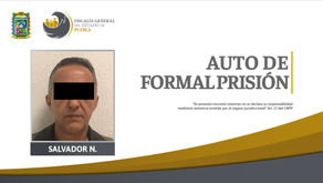 Auto de formal prisión contra presunto feminicida.