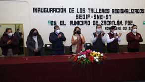 En Zacatlán, SEDIF pone en marcha la regionalización de talleres