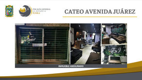 Fiscalía en cateo en La Juárez aseguró más de 19 kilos de droga y a una persona