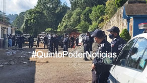 Realiza paro de labores policía de Huauchinango 