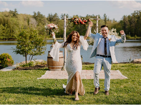 Outdoor Wedding Ceremonies at The Rosemary at Spano Lake