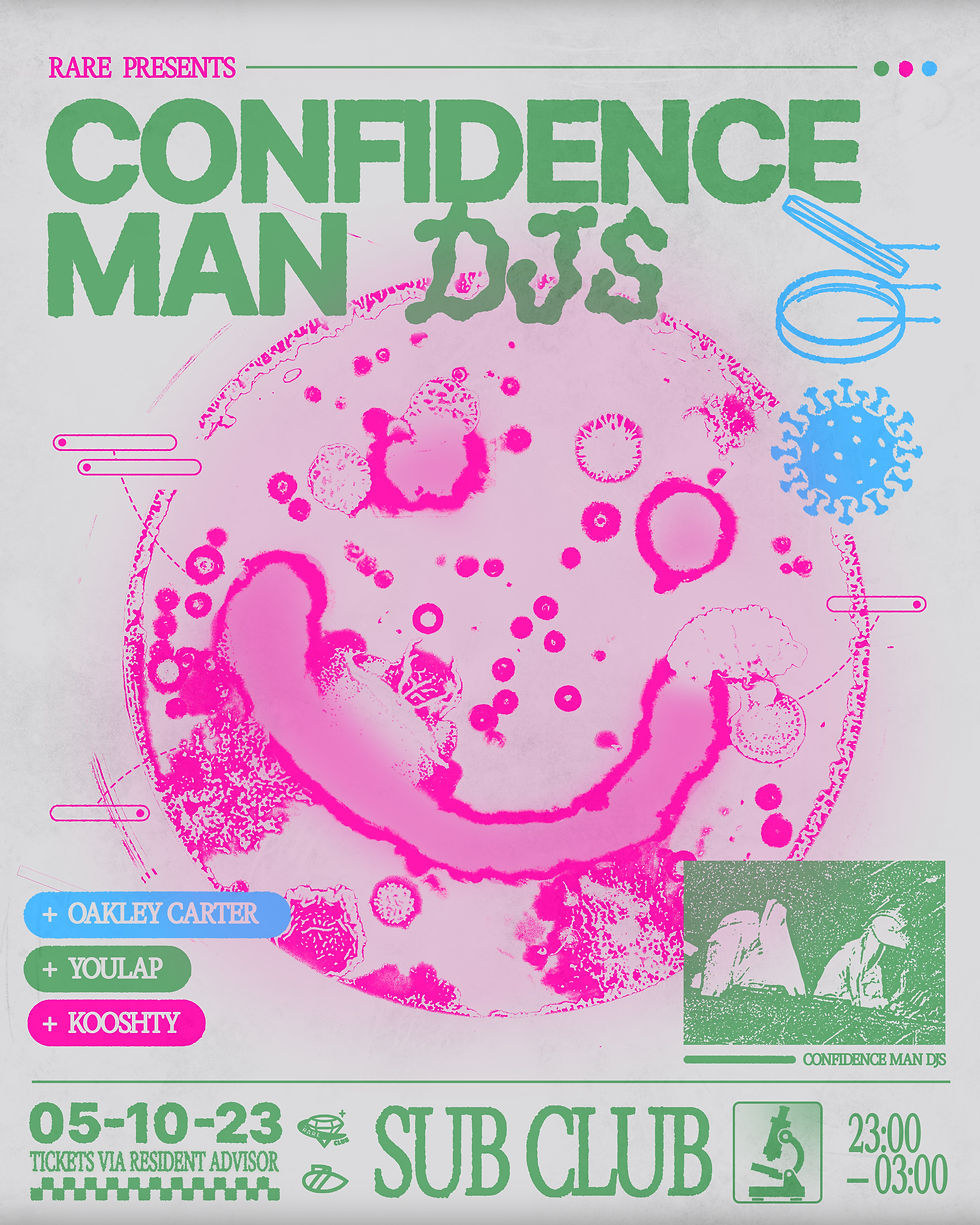 RARE Club // Confidence Man - 05.10.23