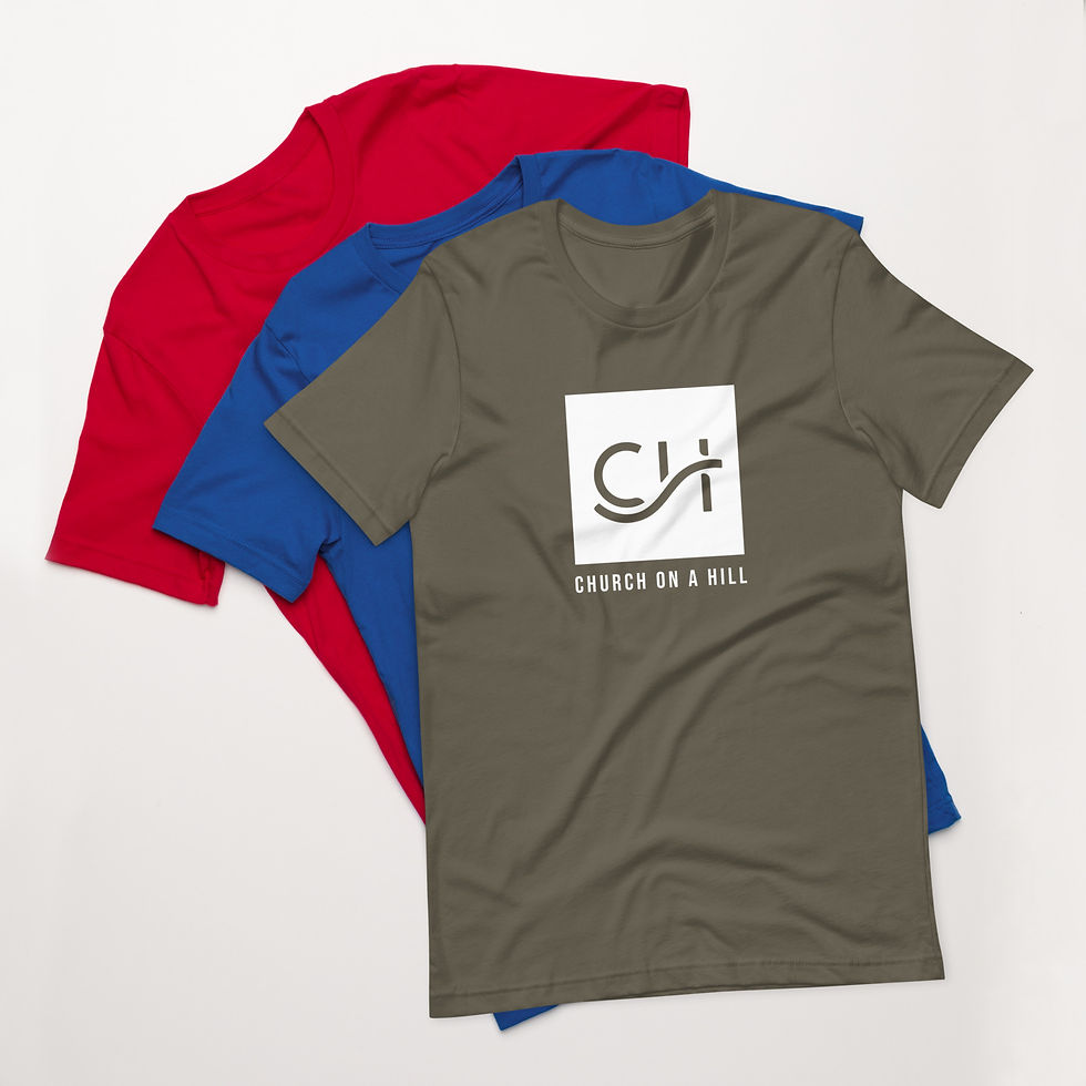 Miniatura: Church on a Hill Unisex Tee