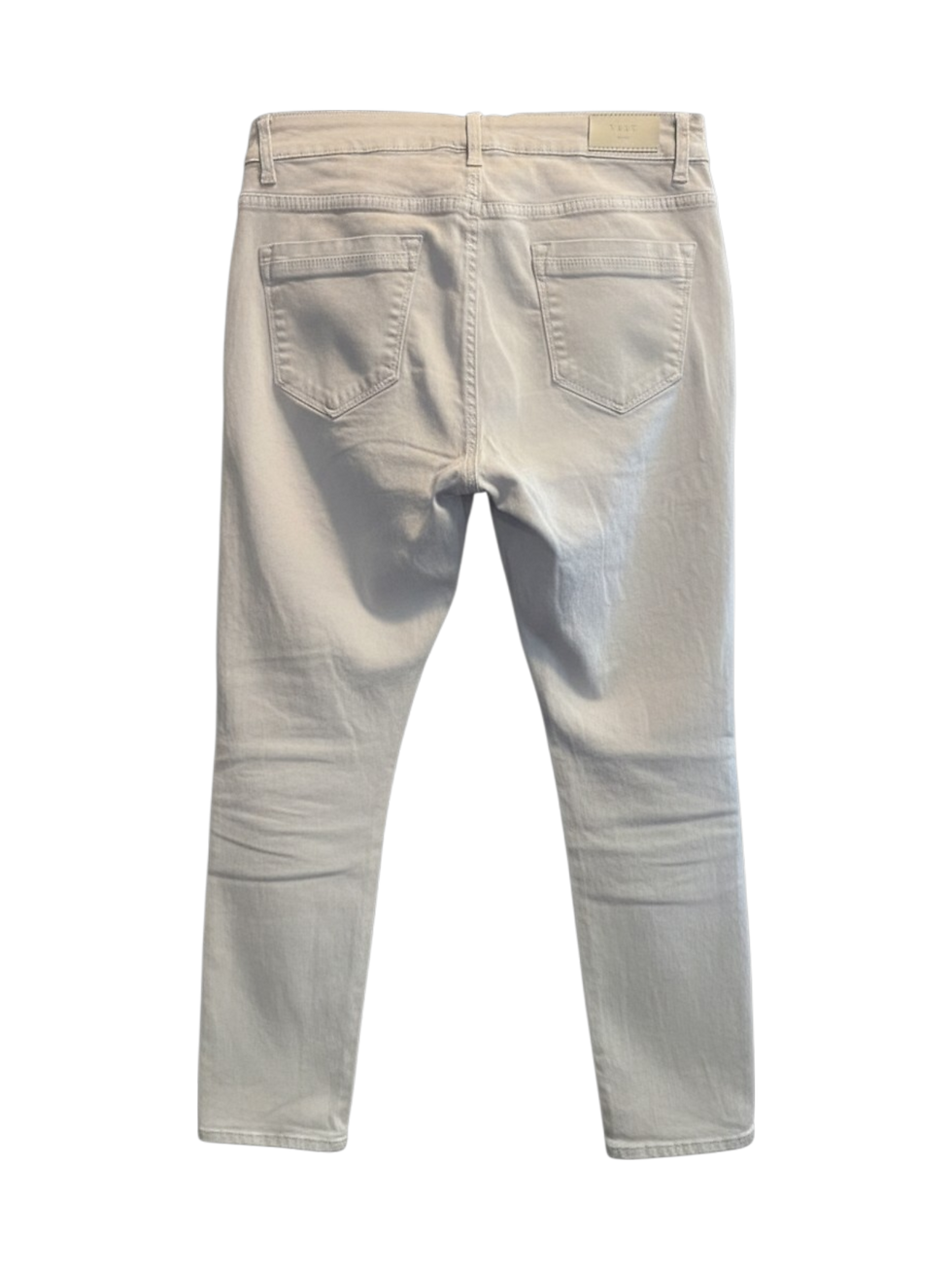 Thumbnail: Turn Up Hem Voggo Ankle Grazer White Jeans