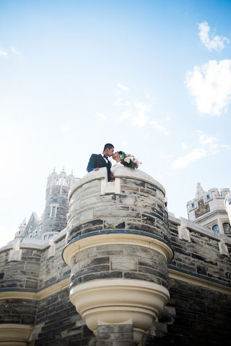 Casa Loma Garden Wedding couple photograph