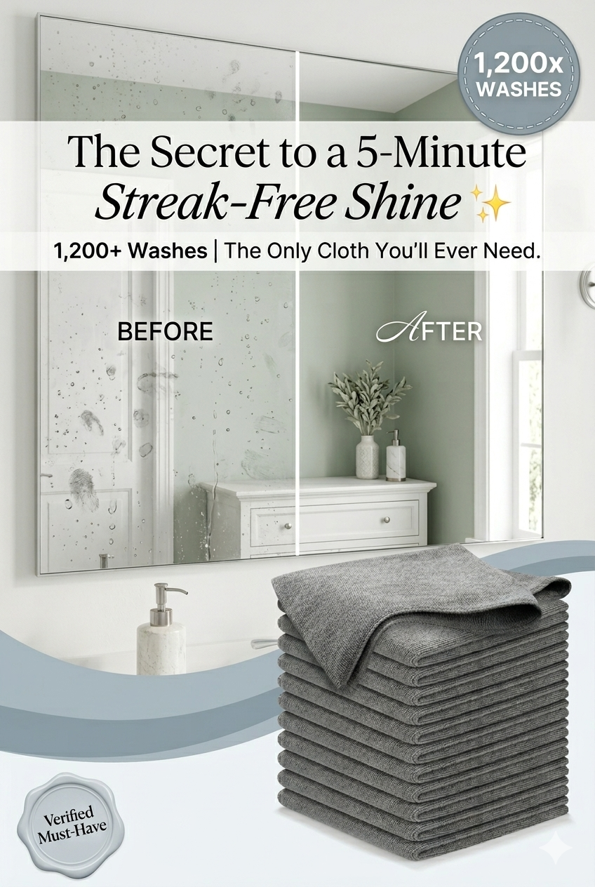 Ditch the Chemicals: The Ultimate Microfiber Cleaning Guide with USANOOKS