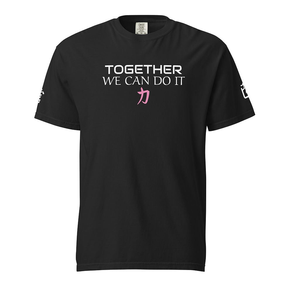 Thumbnail: Unisex garment-dyed heavyweight  Breast Cancer t-shirt