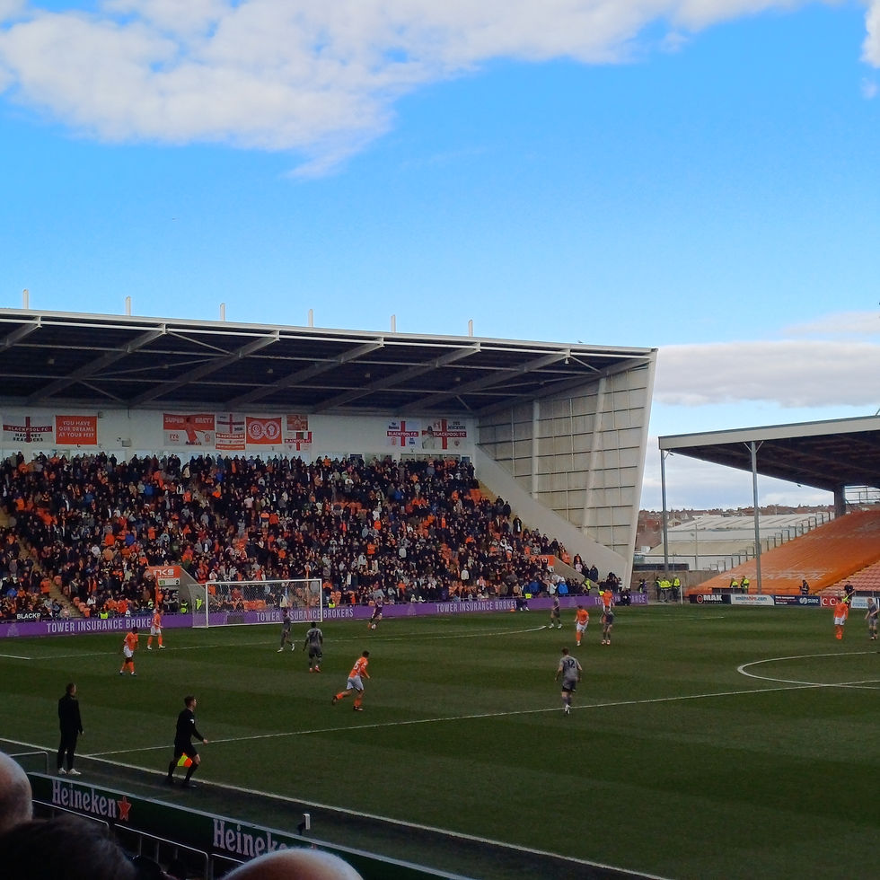 Blackpool pushed for an equaliser in the second half