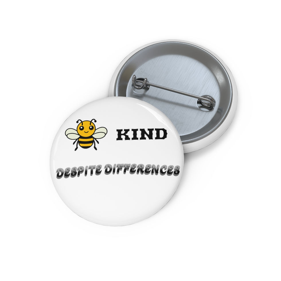 Be Kind | Inspirational Pins for Gifts, Cute Statement Buttons