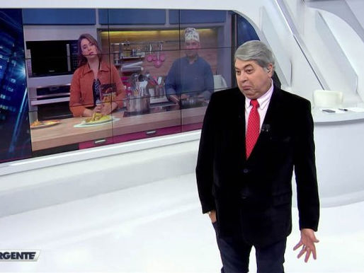 Cátia Fonseca pergunta a Datena ao vivo: “Vai me abandonar?”