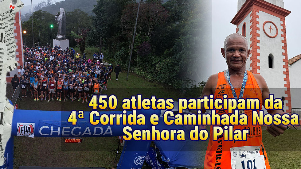 Mais de 450 atletas participam da 4ª Corrida e Caminhada Nossa Senhora do Pilar, em Ribeirão Pires