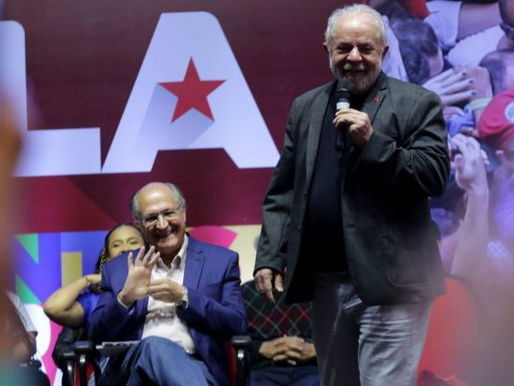 Em SP, PT oficializa chapa Lula e Alckmin à Presidência da República
