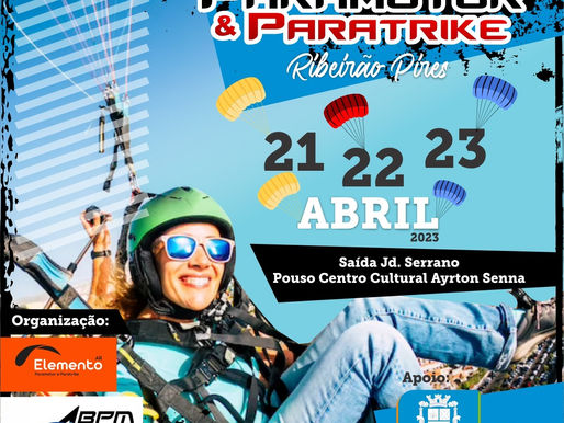 Ribeirão Pires sedia 1º Festival de Paramotor e Paratrike
