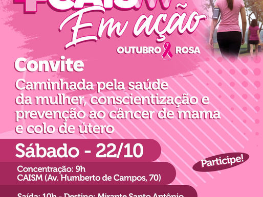 Ribeirão Pires promove caminhada em prol da saúde da mulher no sábado (22)
