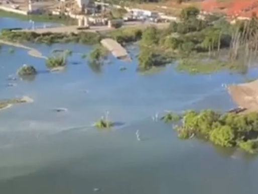 Redemoinho é registrado em lagoa onde mina da Braskem se rompeu em Maceió