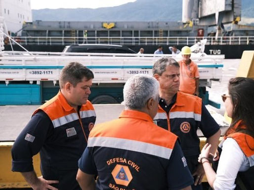 Governo Tarcísio anuncia hospital de campanha da Marinha no litoral de SP