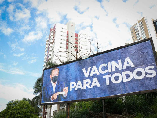 Campanha pró-vacinação usa Doria como garoto propaganda em MS
