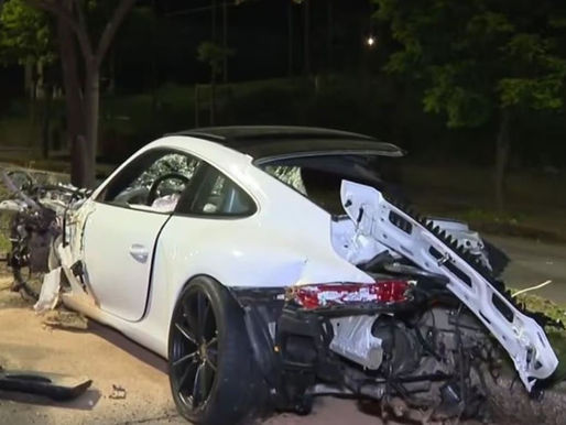MG: acidente com Porsche a 250 km/h deixa 1 morto e outro ferido. Veja