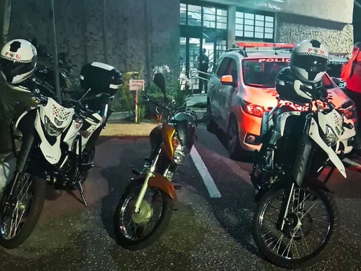 PM recupera moto furtada e prende dois suspeitos em Ribeirão Pires
