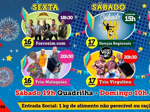 45° Festa de Santo Antônio começa nesta sexta-feira (16) em Ribeirão Pires