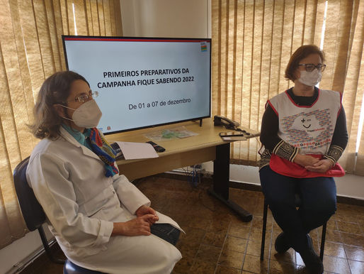 Enfermeiros de Ribeirão Pires se preparam para a campanha "Fique Sabendo 2022"