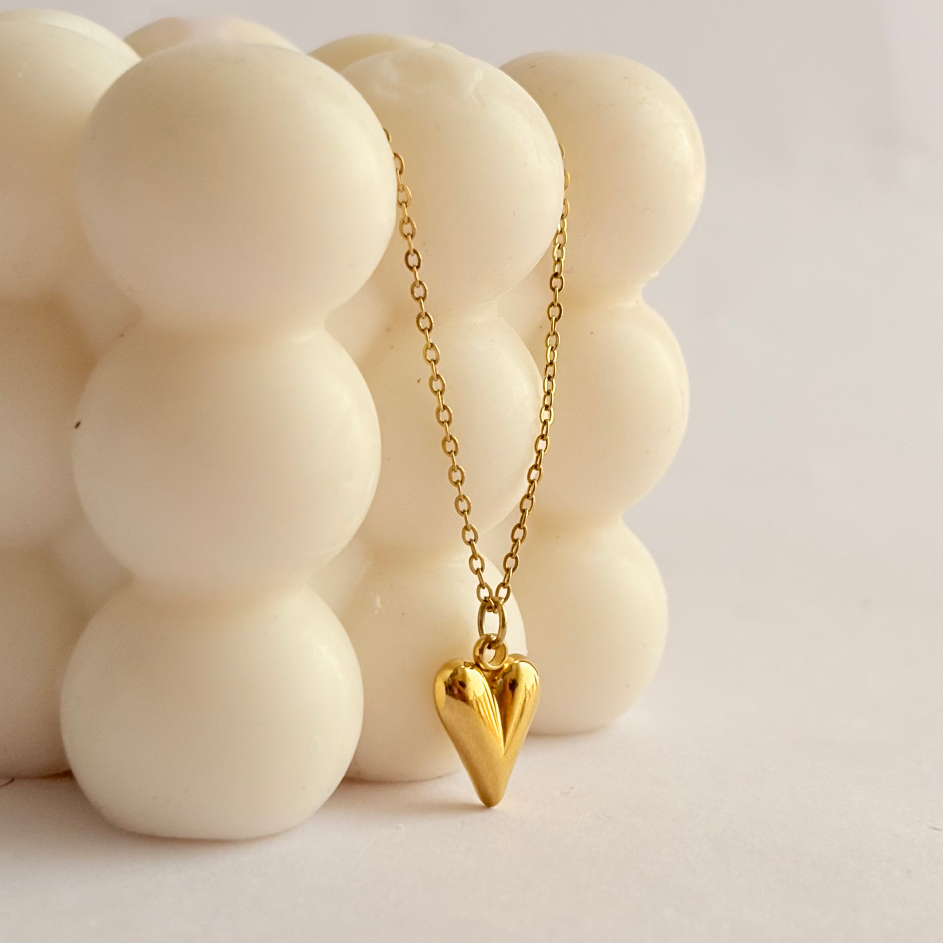 Classic Heart Necklace - 18K Gold Plated